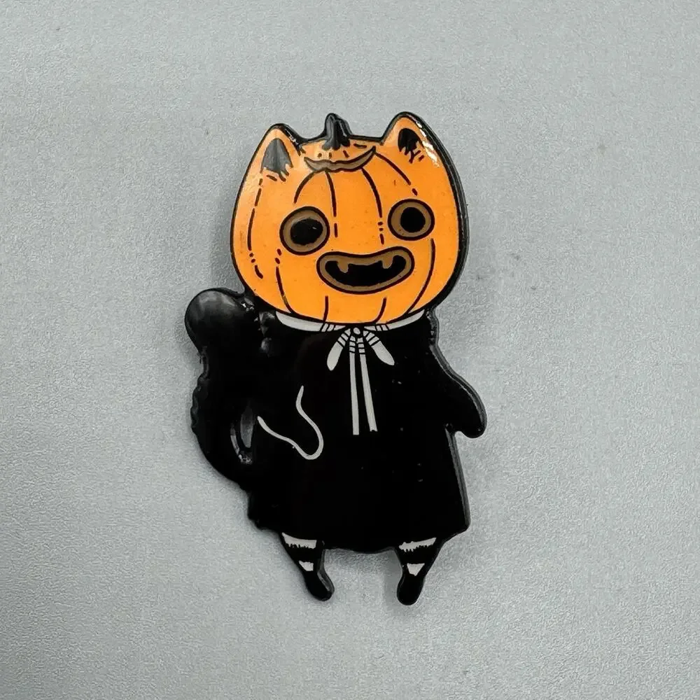 Guild Of Calamity Spooky Pumpkin Creatures GITD Blind Pin- PUMPKIN HEAD